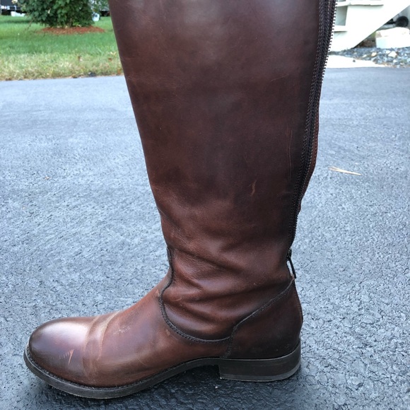 Frye Cognac Melissa Button Boot - Picture 8 of 8